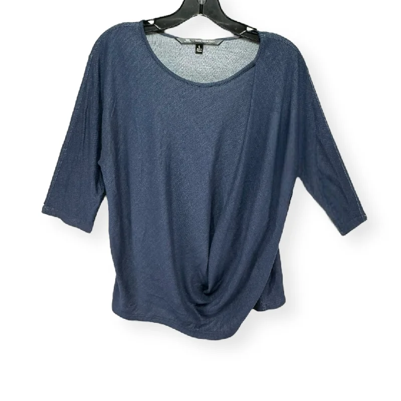 Blue Top Long Sleeve Lee, Size L