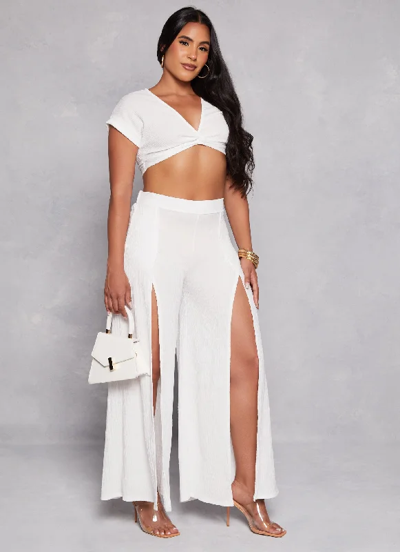 High Waist Palazzo Pants