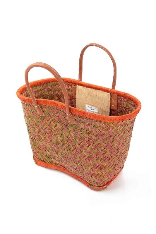 Natural Mini Orange French Market Basket