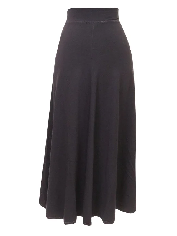 Hard Tail 4 Panel Midi Skirt SILK-13