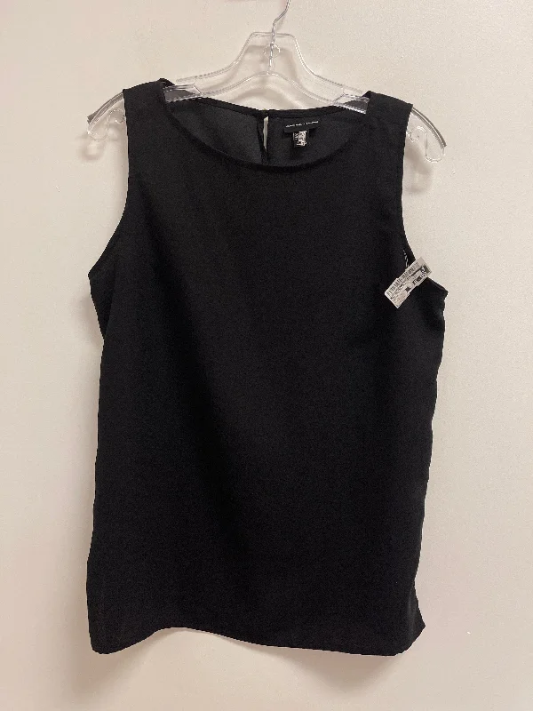 Top Sleeveless By Adrienne Vittadini In Black, Size: M