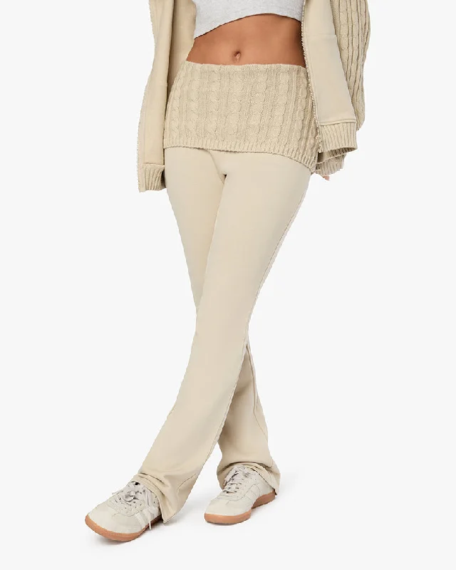 Cable Knit Roll Over Pant