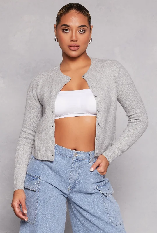 Madden Girl Brushed Knit Cardigan