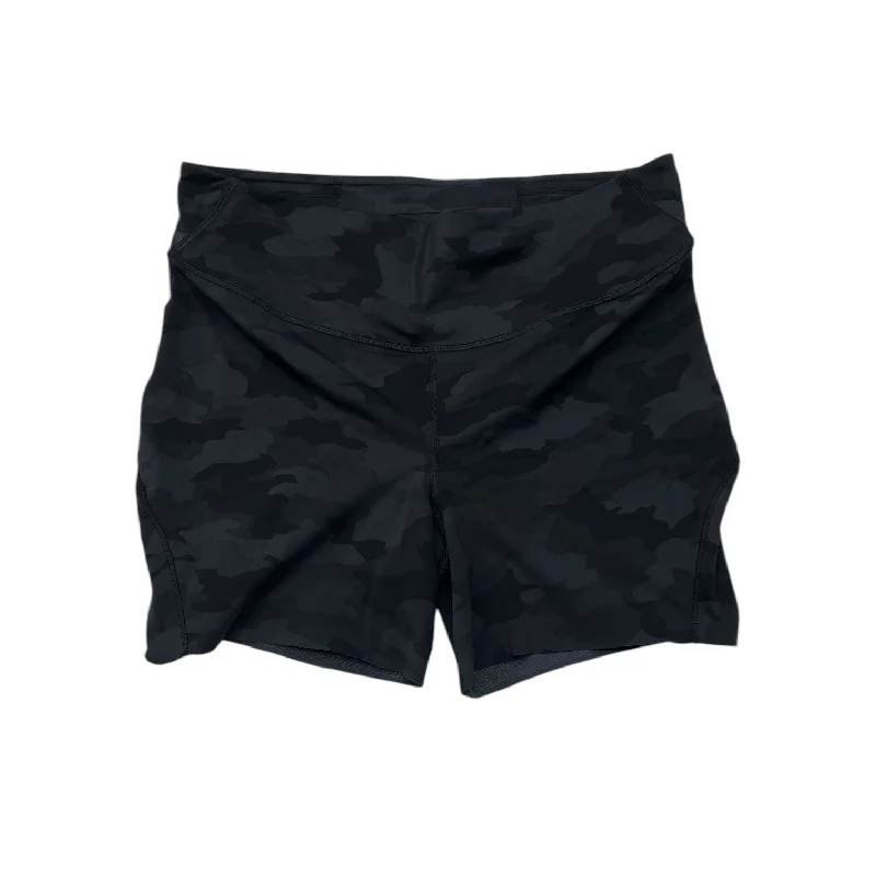 Athletic Shorts By Lululemon In Black, Size: 16