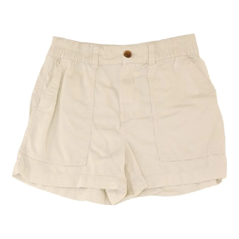 Ivory Solid Chino Shorts