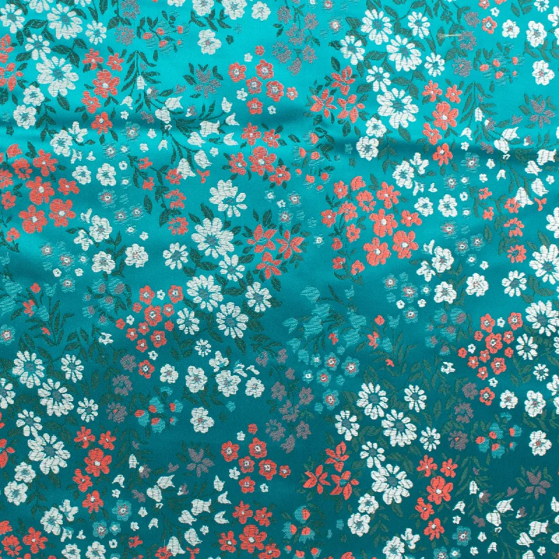 Chinese Brocade - 045 - Teal