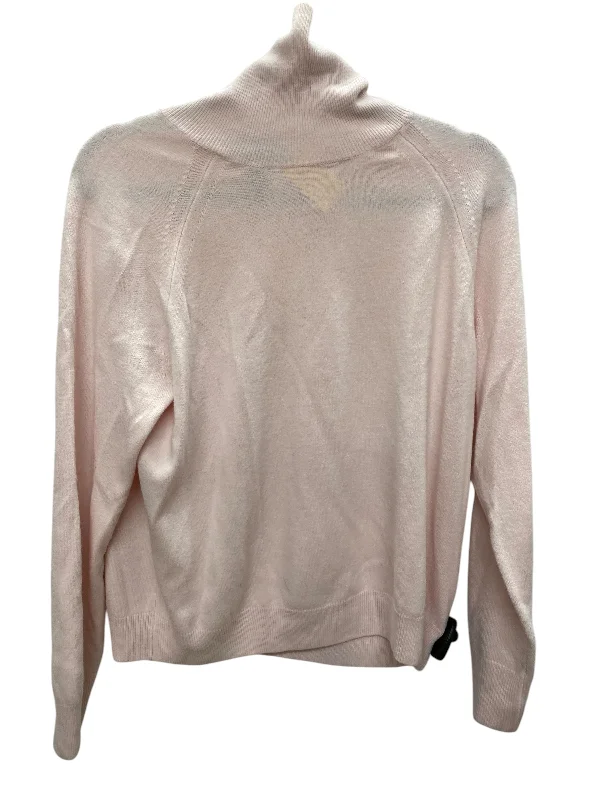 Top Long Sleeve By Karen Scott In Pink, Size: L