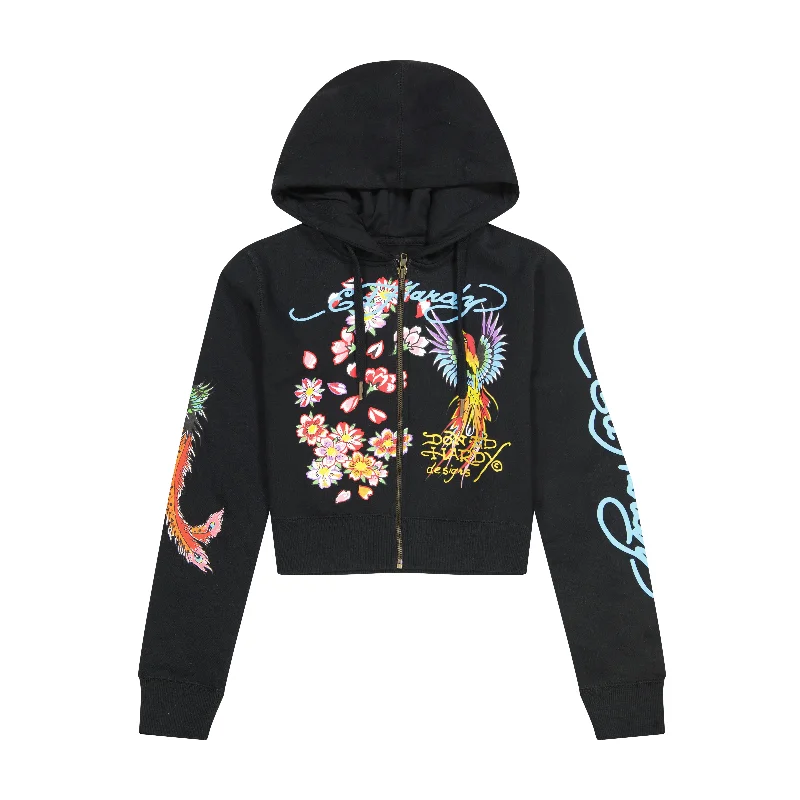 Phoenix Cropped Hoodie