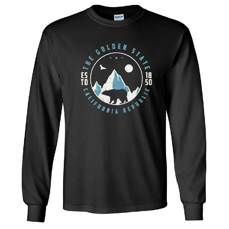 Snowy California Mountains Long Sleeve Shirt