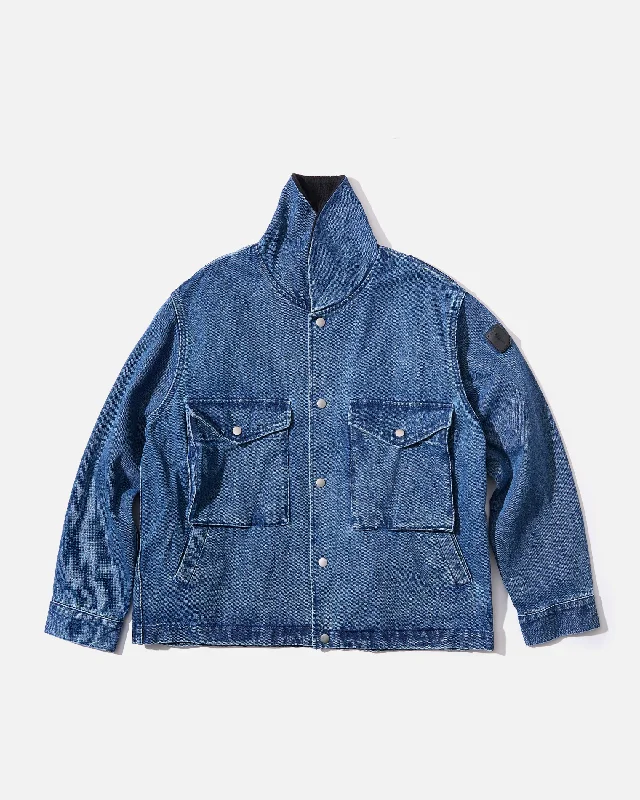 Float Denim Blouson - Blue