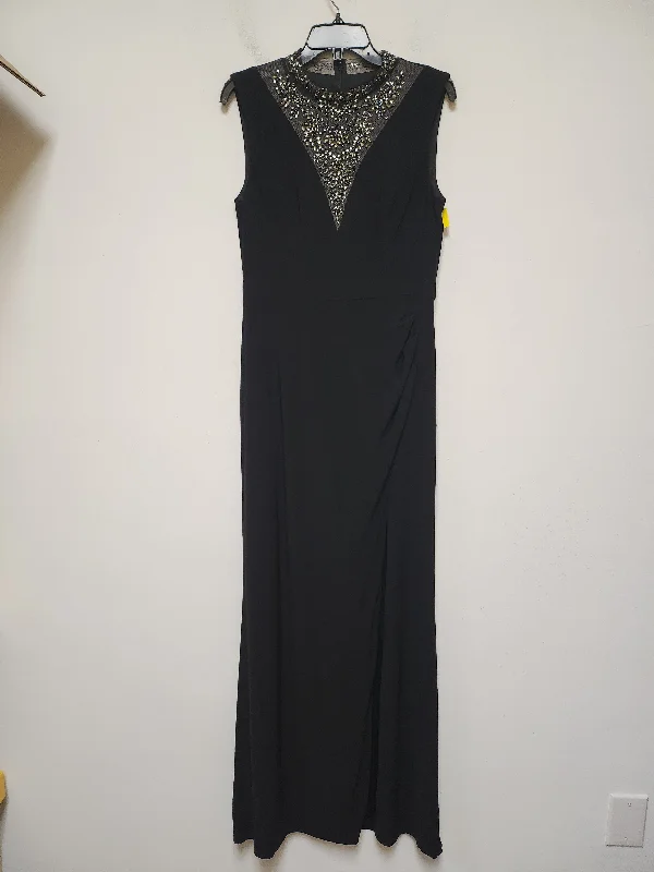 Dress Party Long By Adrianna Papell In Black, Size: M