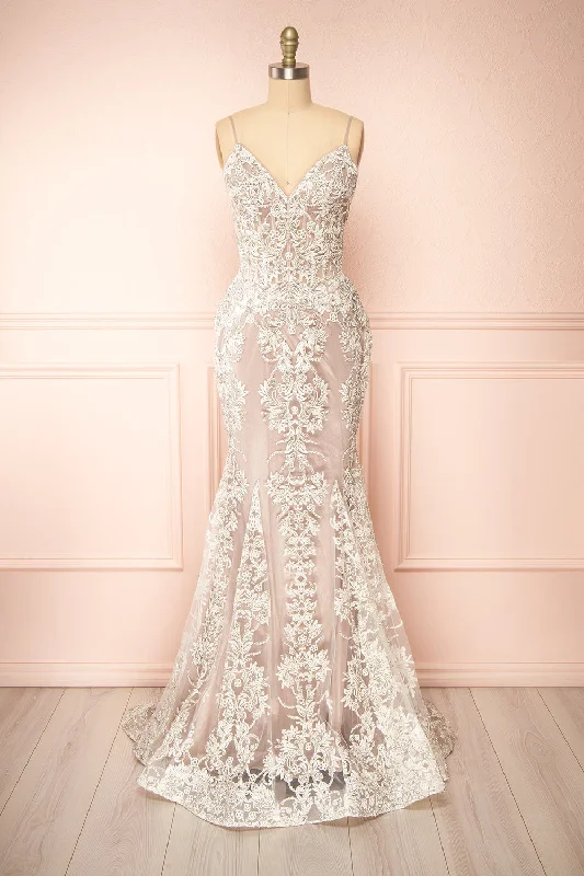 Evanthe | Crystals Mermaid Wedding Dress